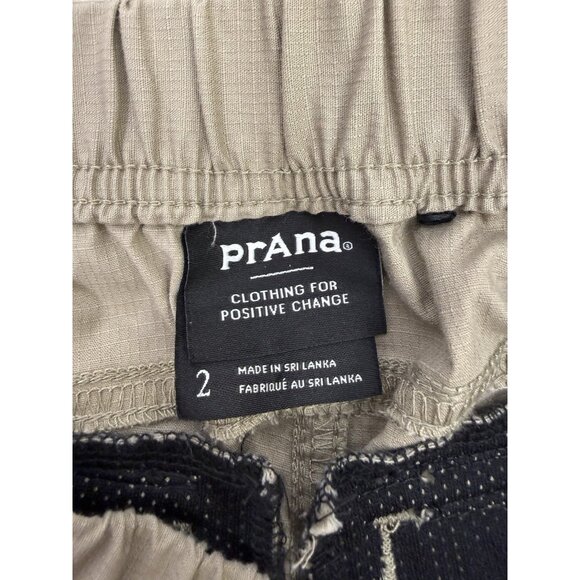 Prana Double Peak All Around Pant Tan Sandbar Hiking SPF 50 Size 2 Ripstop - Picture 8 of 13